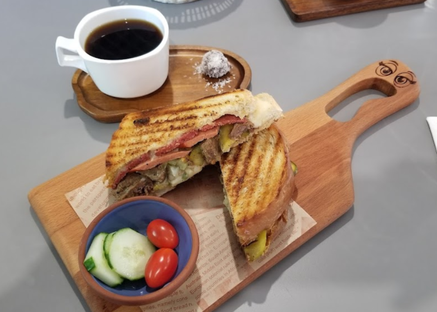 Mediterranean Toast Sandwich